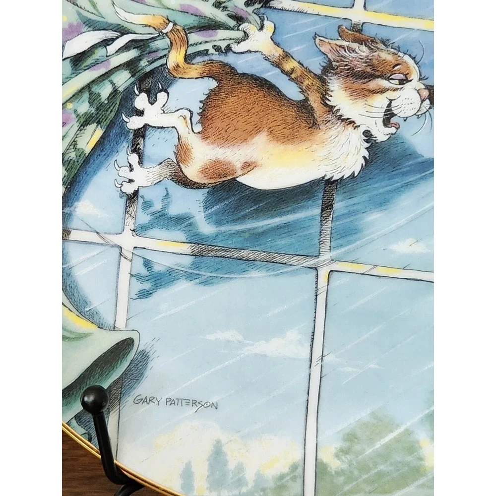 VTG 1996 Gary Patterson‎ Comical Cats Plate F3358 